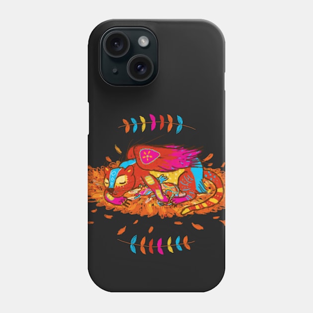 Sleeping Alebrije Phone Case by Gattonyan