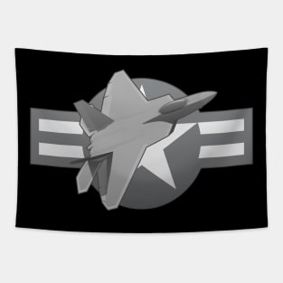 F-22 Raptor Military Fighter Jet Tapestry