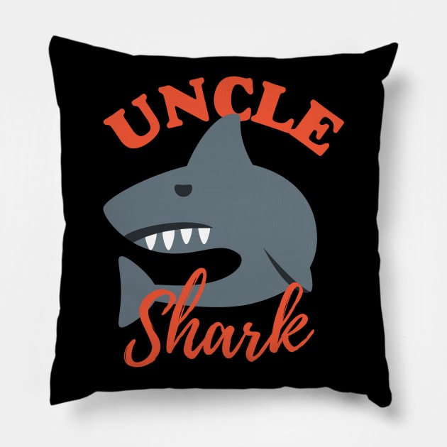 Uncle Shark Pillow by isstgeschichte