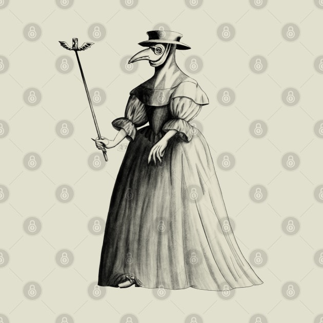 Lady Plague Doctor (old paper) by AlexTal