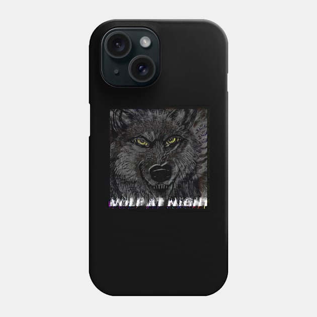 BIG BAD WOLF Phone Case by retrograde.rec