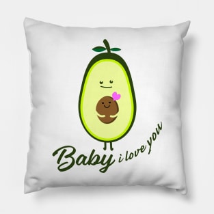 Avocado with baby Pillow