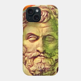 Thales of Miletus Snow Portrait | Thales of Miletus Artwork 15 Phone Case