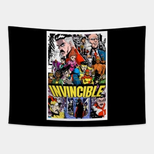 Invincible Poster Manga Style Tapestry