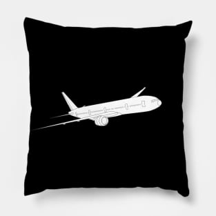 Airplane design airbus boeing flying Pillow