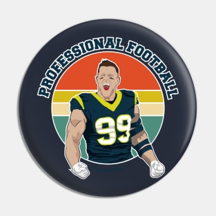 Proffesional Football Player Pin