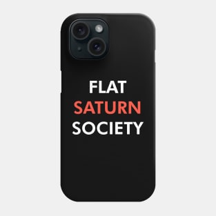 Flat Saturn Society (Light) Phone Case