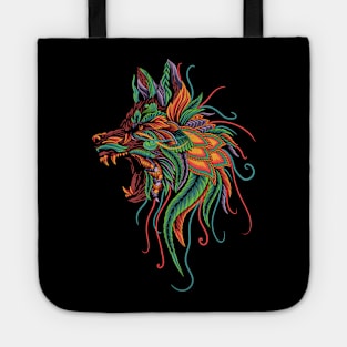 Wolf Ornate Tote