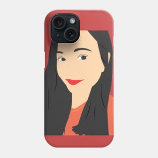 vector girl Phone Case