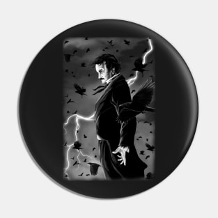 POE-RAVEN HOARDE Pin