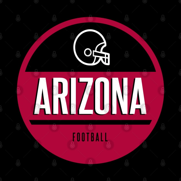 Arizona retro football by BVHstudio