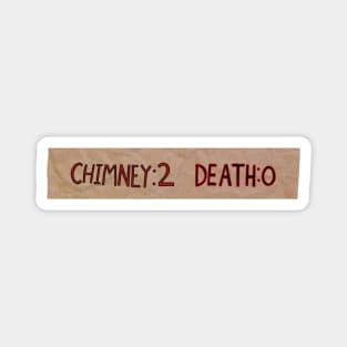 chimney's welcome back banner Magnet