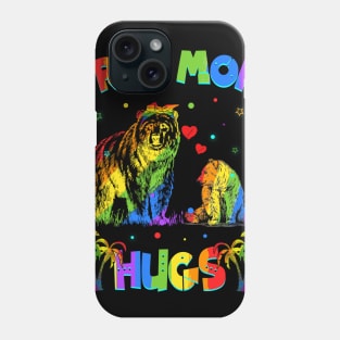 Free Mom Hugs Bear LGBT Pride Phone Case