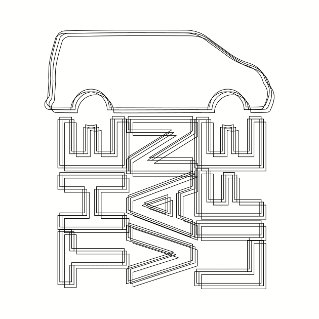 The Van Life Logo (multi outline) by The Van Life