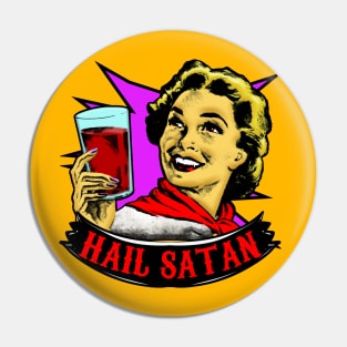 HAIL SATANA Pin