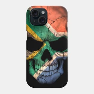 South African Flag Skull Phone Case