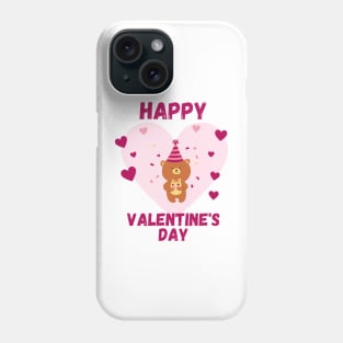 Happy Valentines Day - Bear Phone Case