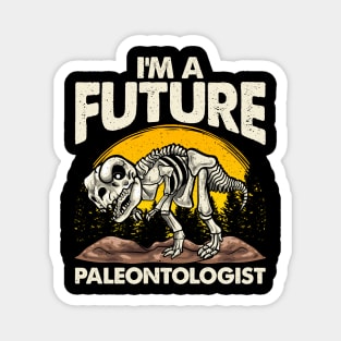 Cute I'm A Future Paleontologist Dinosaur Obsessed Magnet