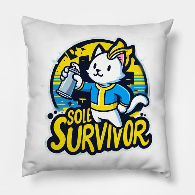 Sole Survivor Fallout Pillow by Cute&Brave