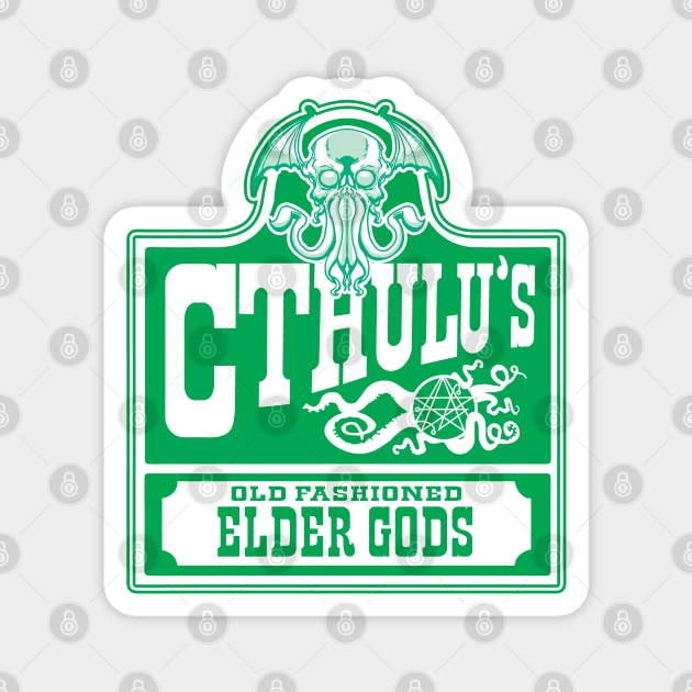 Cthulu's old fashioned elder gods (wendy's parody) Magnet by GodsBurden