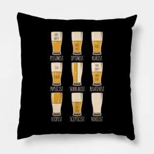 Beer Personality Traits Pillow