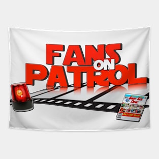 Fans on Patrol Logo Tapestry