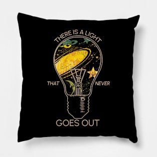 Vintage Galaxy Light Bulb Pillow