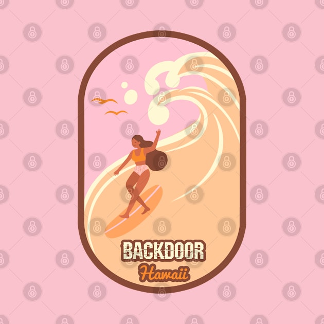 Backdoor surf girl by LiquidLine