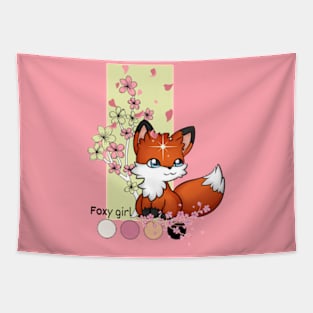 Foxy girl Tapestry