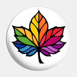 Funky Maple Leaf Pin
