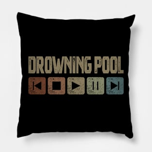 Drowning Pool Control Button Pillow