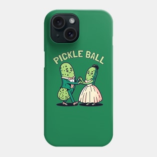 Pickleball Ballroom Dancing Funny Pun Design Men And Women Phone Case