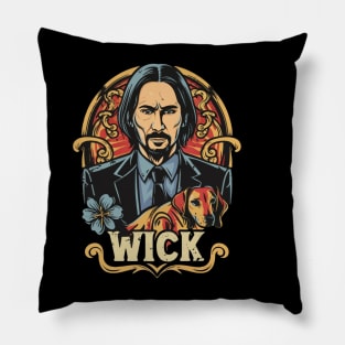 John Wick and dog Pillow