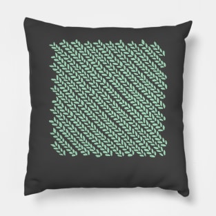 Knit Wave 45 Mint Green Pillow