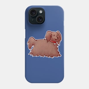 Fluffy Brown Puppy Dog Phone Case