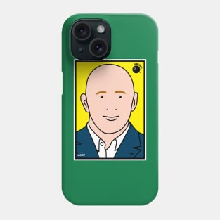 Keith Wood, Ireland rugby union player and presenter. Phone Case