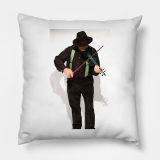 The Fiddle Player Pillow