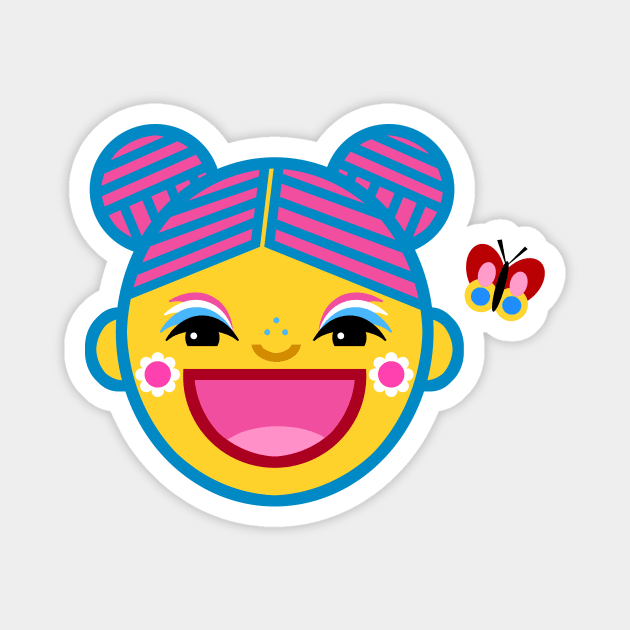 Happy Face Magnet by AdrianaStore