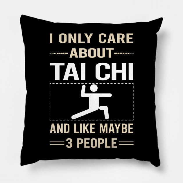 Funny 3 People Tai Chi Pillow by symptomovertake