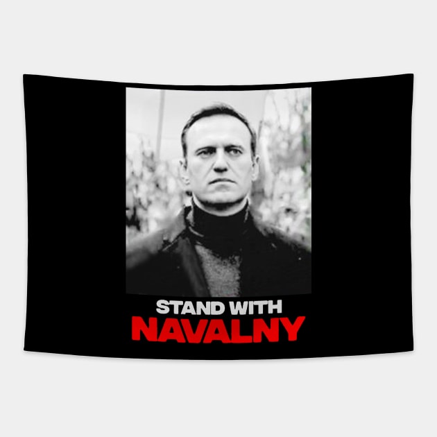 Stand With Navalny Tapestry by gulymaiden