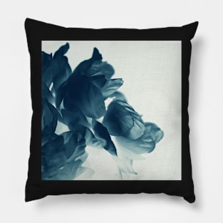 Blue Paeonia #6 Pillow