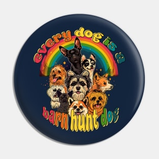 Every Dog Is A Barn Hunt Dog Pin