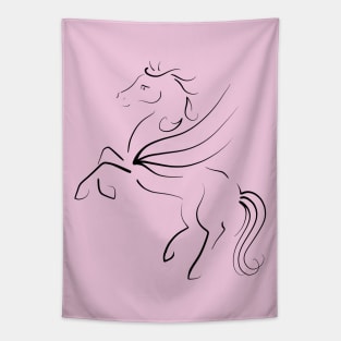 Sweet Rearing Pegasus Tapestry