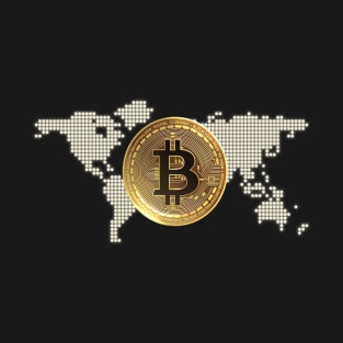 Bitcoin To The Moon | Für Altcoin und Blockchain Fans T-Shirt