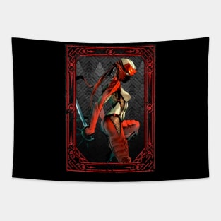 Night shade Kunoichi Tapestry