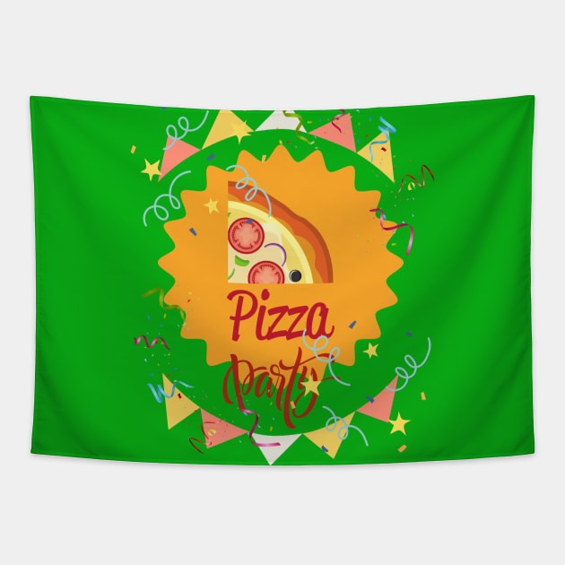 Let's have a Pizza Party! Tapestry by AlmostMaybeNever