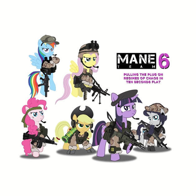 Mane Team Six by daryllalvero