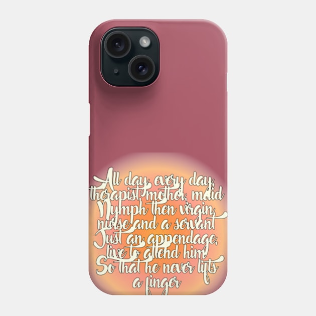 Female Rage Phone Case by Art Draft Studio