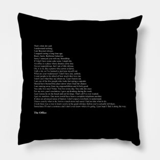 The Office Quotes Pillow