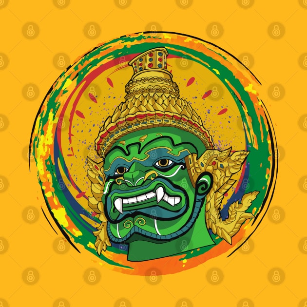 Green Giant of Thailand Yaksha by 4AprilShop